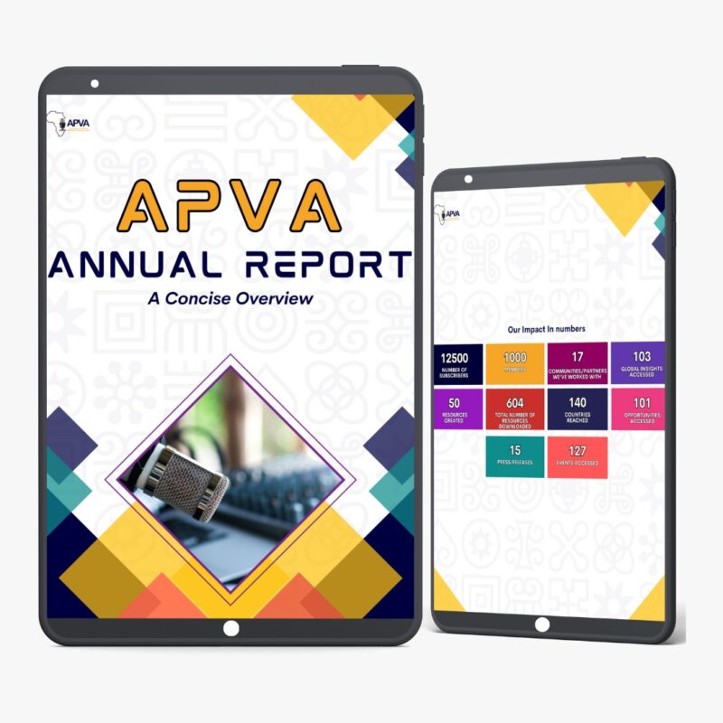 APVA Annual Report - A Concise Overview